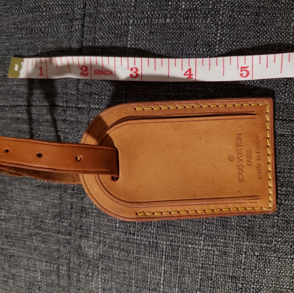 Authentic Louis Vuitton Luggage Tag